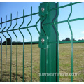 Panel ogrodzenia 3D z postami i mocowaniem siatki